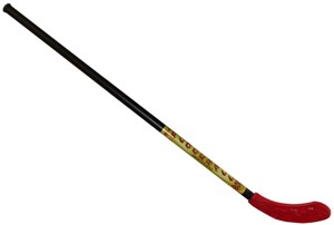 Florbalová hůl rovná červená 90 cm červená