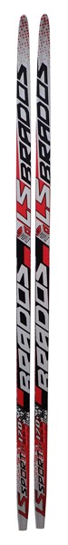 Běžecké lyže se šupinami Brados LS Sport červené u