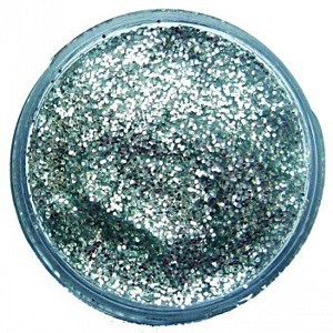 Třpytky základní barvy  - třpytivý gel 12ml,stříbr
