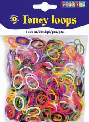 Gumičky Loops, 1000 ks v balení