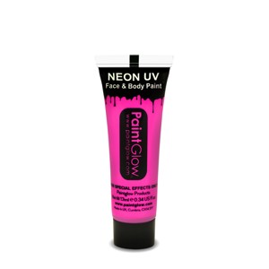 Barvy na obličej UV neon 13 ml -růžová (neon pink)