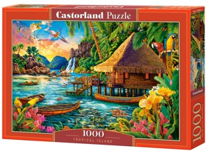 Puzzle Castorland 1000 dílků - TROPICAL ISLAND