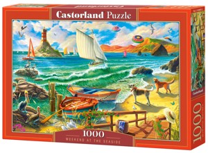 Puzzle Castorland 1000 dílků - WEEKEND AT THE SEAS