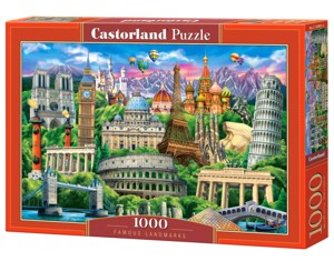 Puzzle Castorland 1000 dílků - FAMOUS LANDSMARK