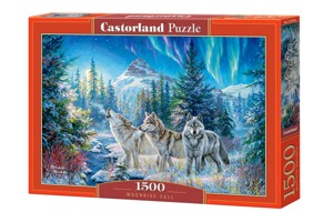 Puzzle Castorland 1500 dílků - Vlčí vytí při výcho