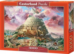 Puzzle Castorland 3000 dílků - Babylonská věž