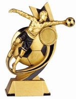 Figurka - LUX fotbalista + fotbalový míč zlatý