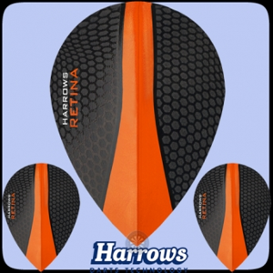 Letky na šipky Harrows Retina 1191 oranžové kulaté