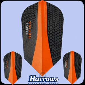 Letky na šipky Harrows Retina 1187 oranžové dlouhé