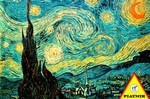 Puzzle - Van Gogh- Hvězdná noc 1000 dílků 