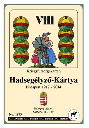 Piatnik Karty mariáš. 1.světová válka - Maďarské