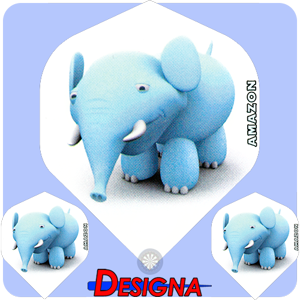 DESIGNA LETKY AMAZON 3D LIFE ELEPHANT F1603
