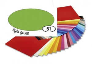 Barevný papír 300g A4- Zelený světlý