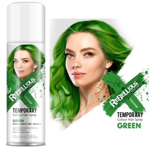 Dočasný barevný sprej na vlasy 125ml Zelený