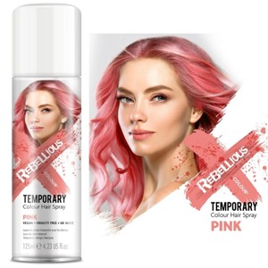 Dočasný barevný sprej na vlasy 125ml Růžový