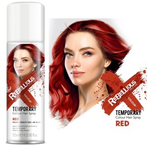 Dočasný barevný sprej na vlasy 125ml Červený