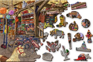 Dřevěné puzzle - Hračkářství XL1010 dílků
